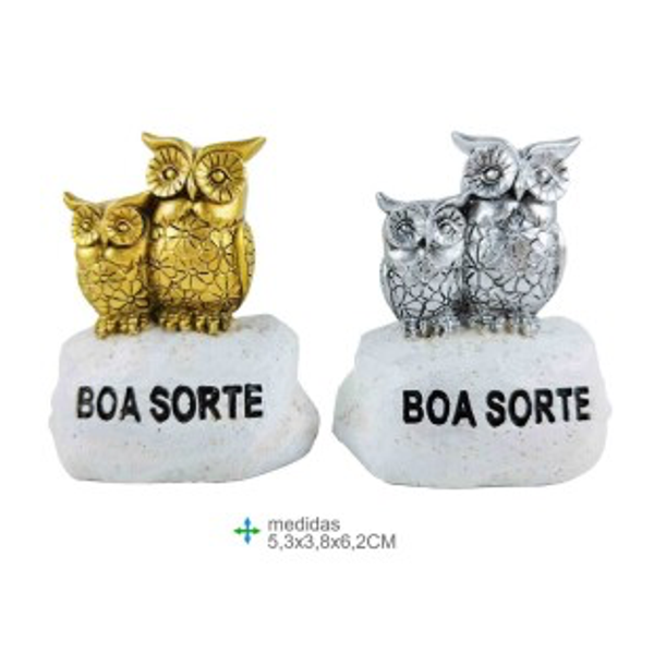 porte-bonheur lucky Stones 2 uil  5,5x3,5x5cm verp 12