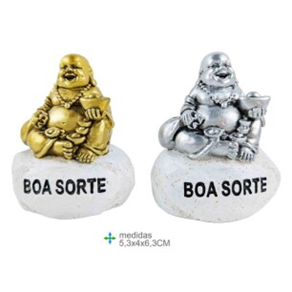 porte-bonheur lucky Stones heppy beddha  5,5x3,5x5cm verp 12
