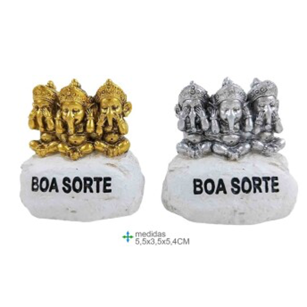 porte-bonheur lucky Stones olifant HZZ 5,5x3,5x5cm verp 12