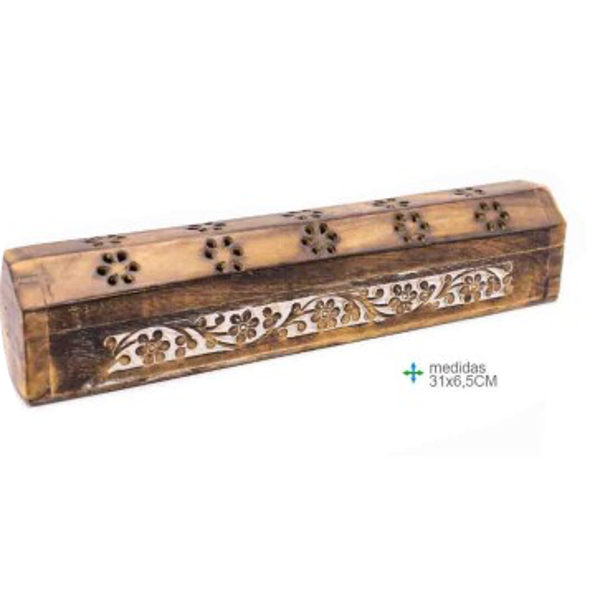 Wierook brander hout 31x6,5cm verp 6