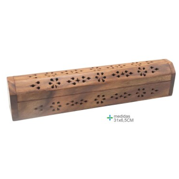 Wierook brander hout 31x6,5cm verp 6