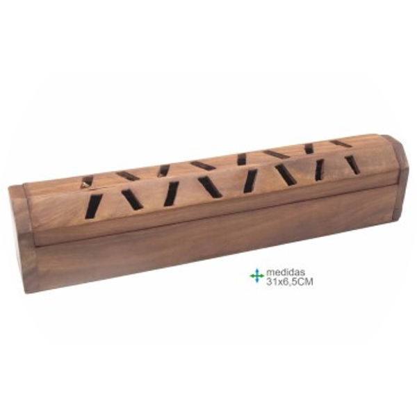 Wierook brander hout 31x6,5cm verp 6