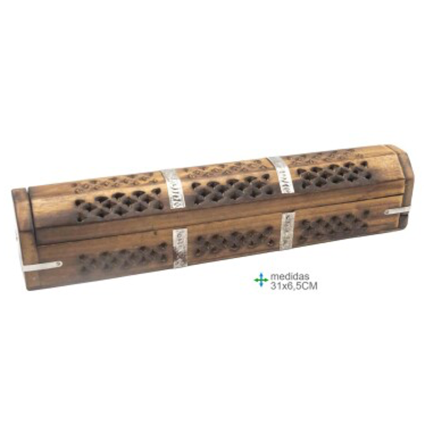 Wierook brander hout 31x6,5cm verp 6