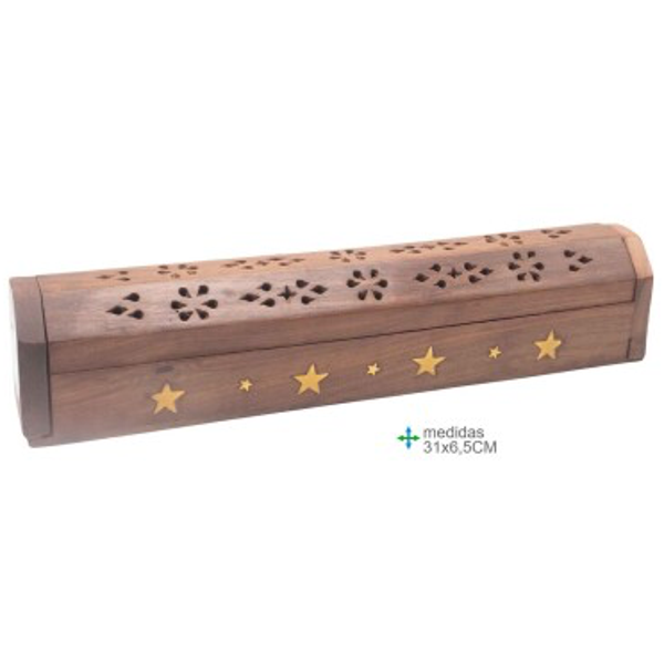 Wierook brander hout 31x6,5cm verp 6