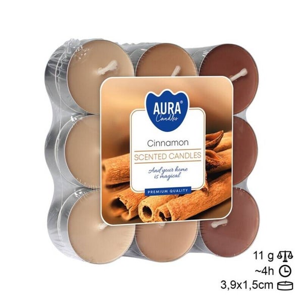 Velas Tea Light 18 Canela (6unid)