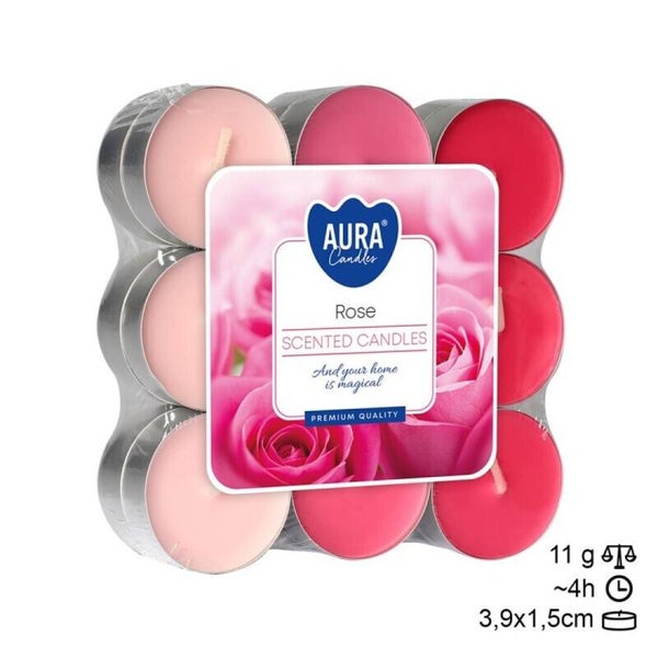 Velas Tea Light 18 Rosa (6unid)