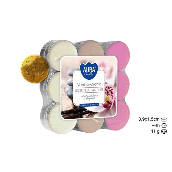 Vela Tea Light Baunilha Orquidea (6unid)
