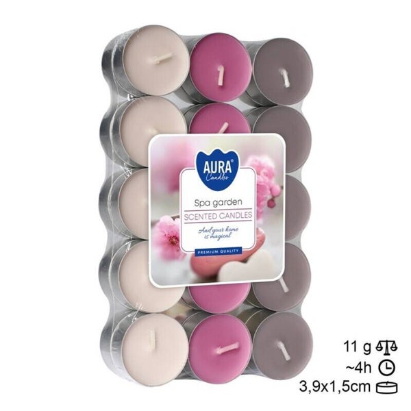 Velas Tea Light (30) Jardim SPA (6unid)