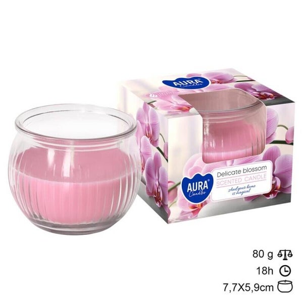 Vela Copo Flor Delicada 18h (6unid)