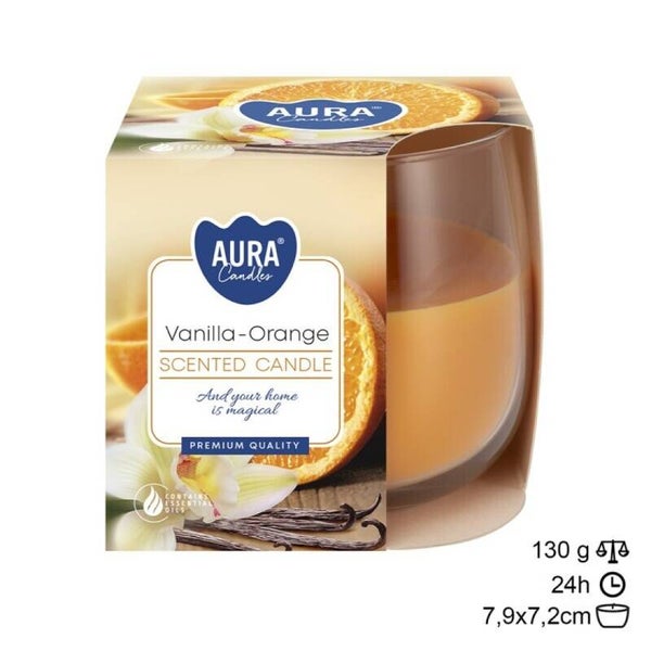 Vela Copo Baunilha/Laranja 24h (6unid.)