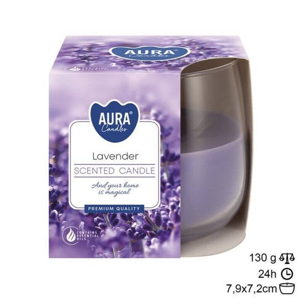 Vela Copo Lavanda 24h (6 unid)