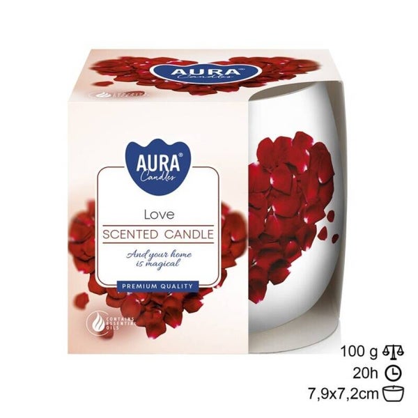 Vela Copo Amor 20h (6 unid.)