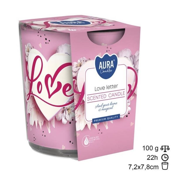 Vela Copo Carta de Amor 20h (6unid)