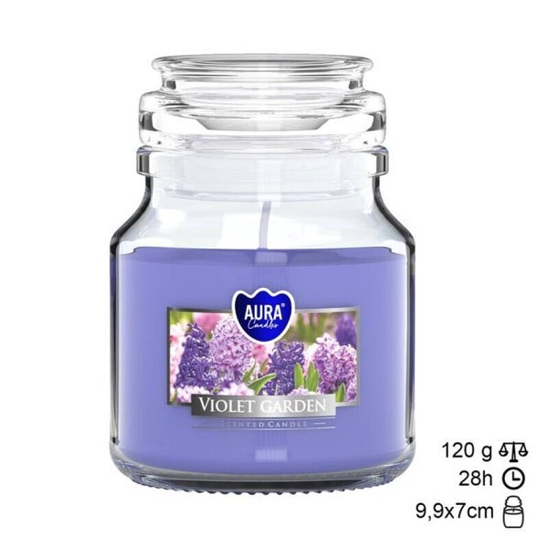 Vela Pote Jardim Roxo 28h (6unid)