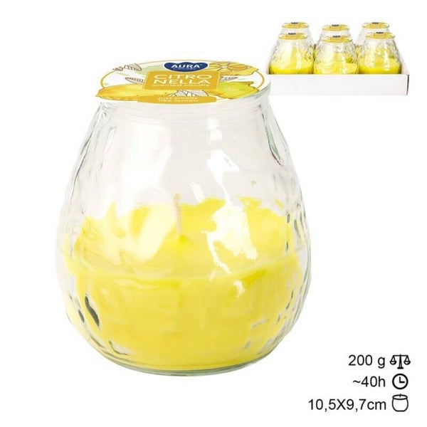 bougie Kaars Citronela 40h (6unid) Referência: s70-86