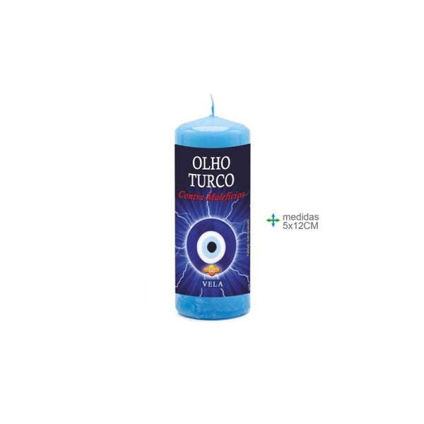 bougie Kaars V. Olho Turco 4,5x12cm(12unid)