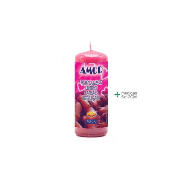 bougie Kaars Amor 12x4,5cm (12 unid