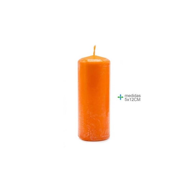 bougie Kaars Pilar Laranja 5x12cm (12unid)
