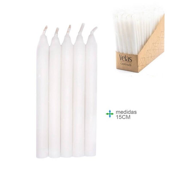 bougie Kaars  Ritual Branca 1,5x15cm (15unid)