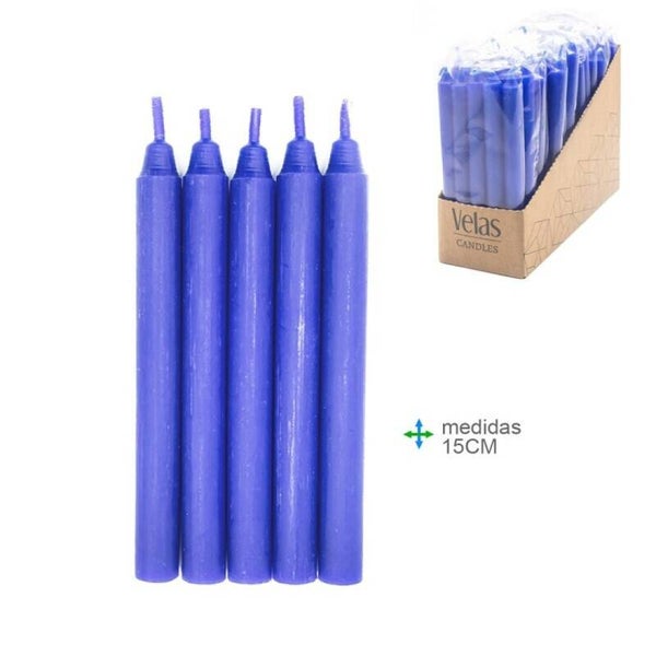 bougie Kaars Ritual Azul 1,5x15cm (15unid)