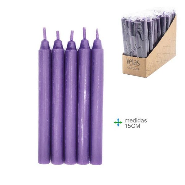 bougie Kaars Ritual Roxo 1,5x15cm (15unid)