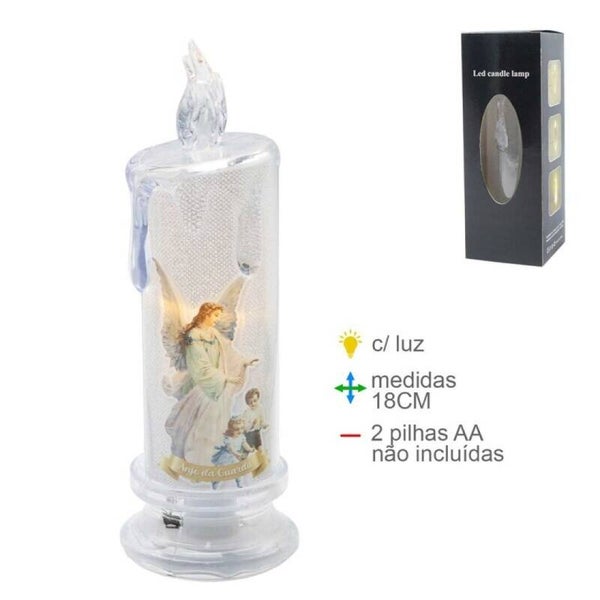 Lâmpada LED Anjo da Guarda 18cm (3unid)