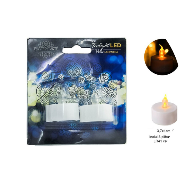 LED 3,7x4cm 2pcs (12unid.) Referência: VE-72093