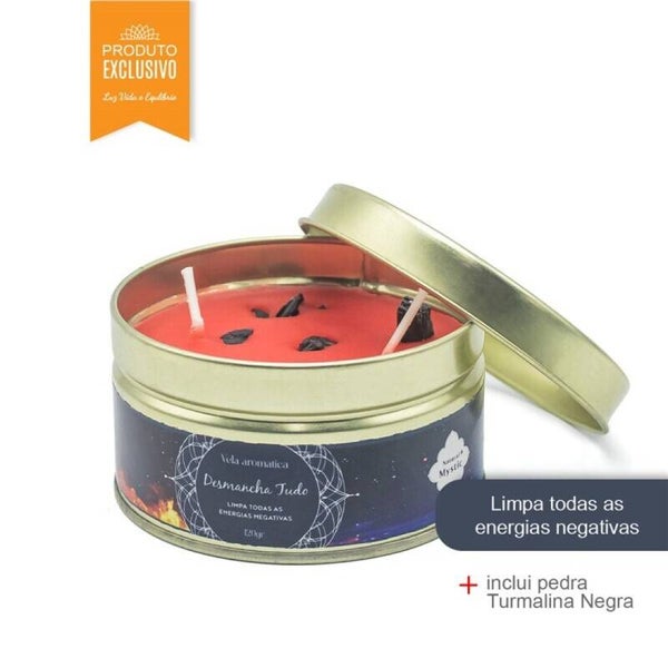 bougie Kaars Pedras Natural Mystic Desmancha Tudo 120gr (6unid