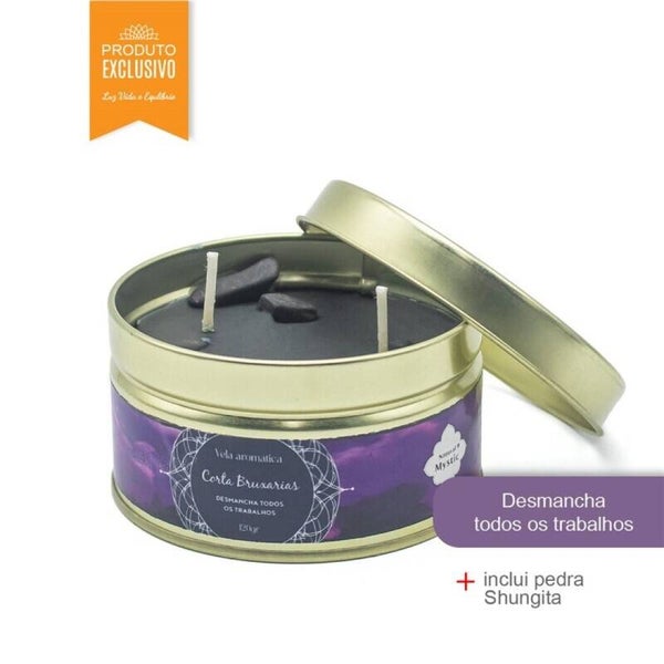 bougie Kaars Pedras Natural Mystic Corta Bruxarias 120gr (6unid)