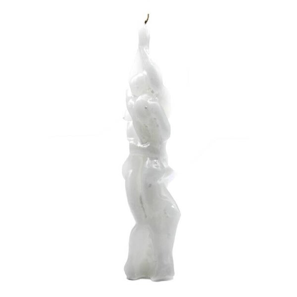 bougie Kaars kunst CASAL COLORIDO BRANCO 3UNID