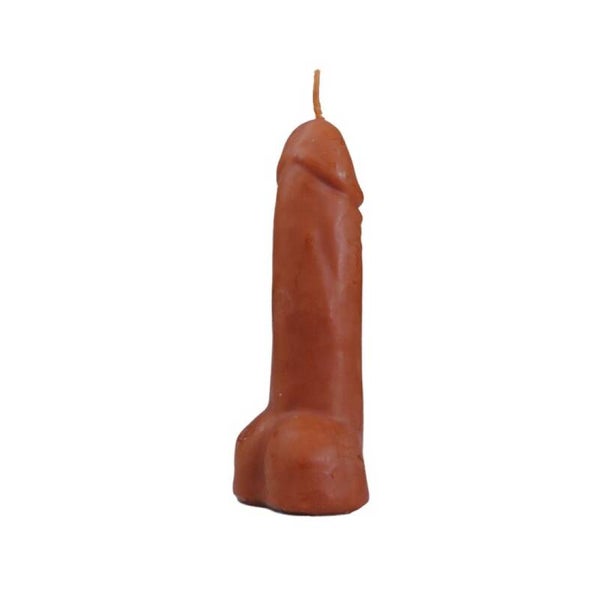 bougie Kaars kunst Pennis 18 cm