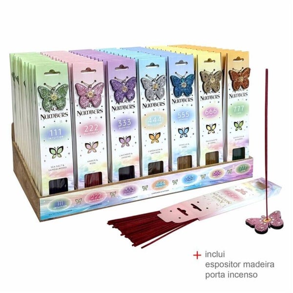 Vlinder wierook houder 40 Sticks + suporte (84unid)