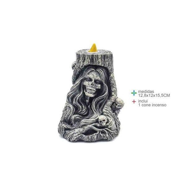 Kegelbrander Caveira 12,8x12x15,5cm