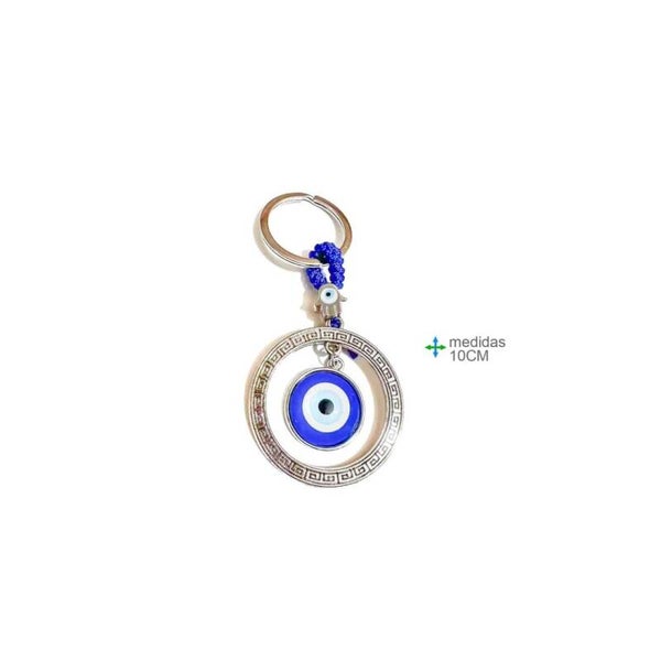 Sleutelhanger Turkse oog  9cm (12unid)