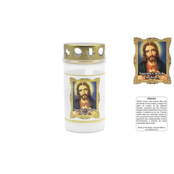 bougie de neuvaine Sag. Coração Jesus (20unid)
