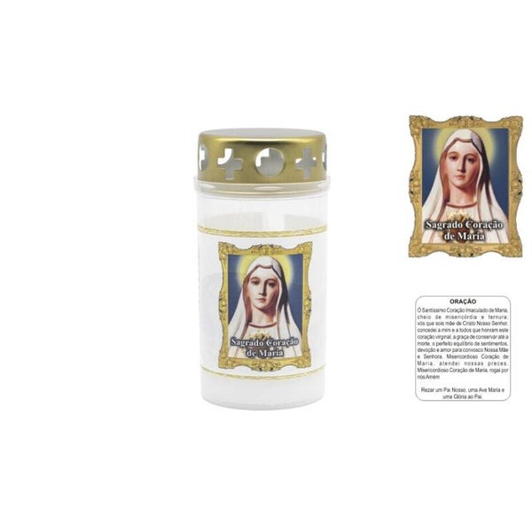 bougie de neuvaine Sag. Coração Maria (20unid)