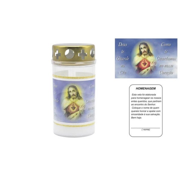 bougie de neuvaine Deus te Guarde (20unid)