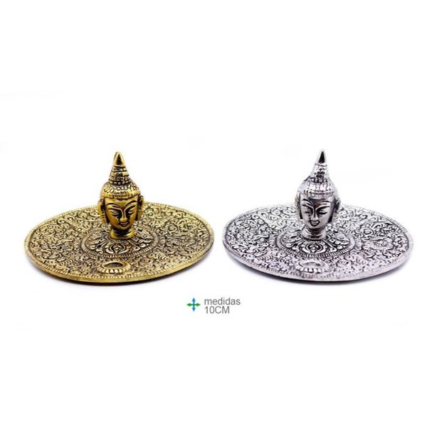 Porta Incenso Metal Buda 10cm (4unid)