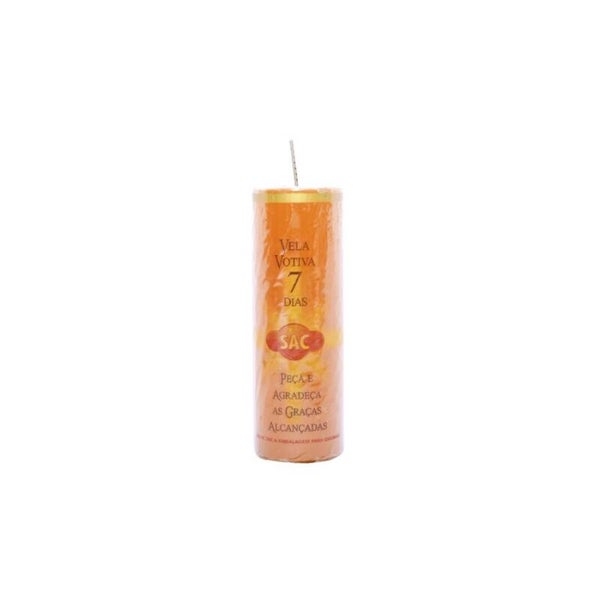 Votive Candle 7 Days Orange SAC (10units)