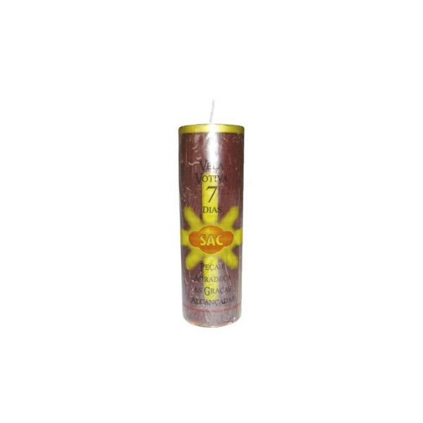 Votive Candle 7 Days Chestnut SAC (10units)