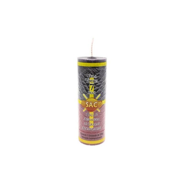 Votive Candle 7 Days Prt/Verm SAC (10unit)