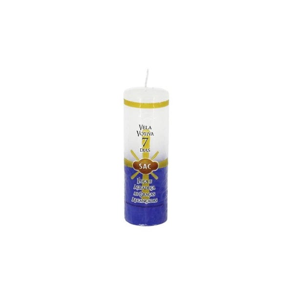 Votive Candle 7 Days Bra/Azu SAC (10unit)