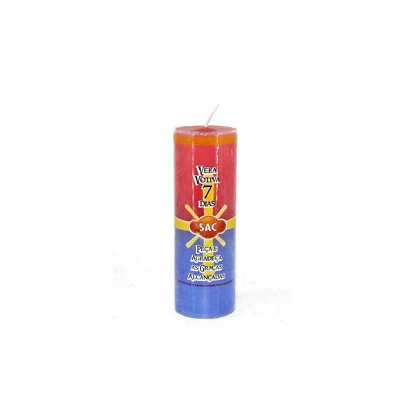 Votive Candle 7 Days Pink/Blue SAC (10units)