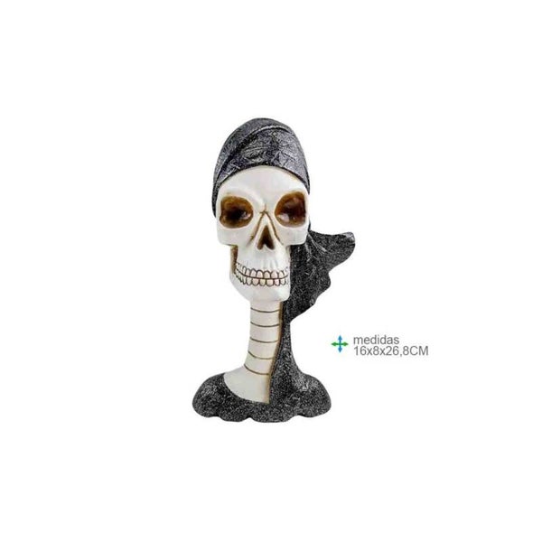 Schedel Burste Resin Skull 16x8x26.8cm verp 6
