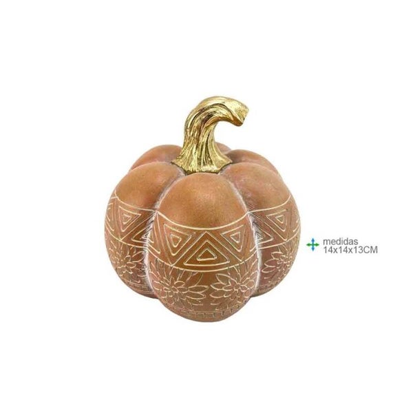 Fruit Resin Pumpkin 14x14x13cm verp 12