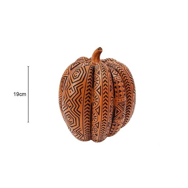 Fruit Resin Pumpkin 17x16x19cm verp 12