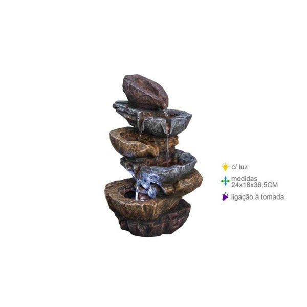 Fonte Resina Natureza 24x18x36,5cm Verp 4