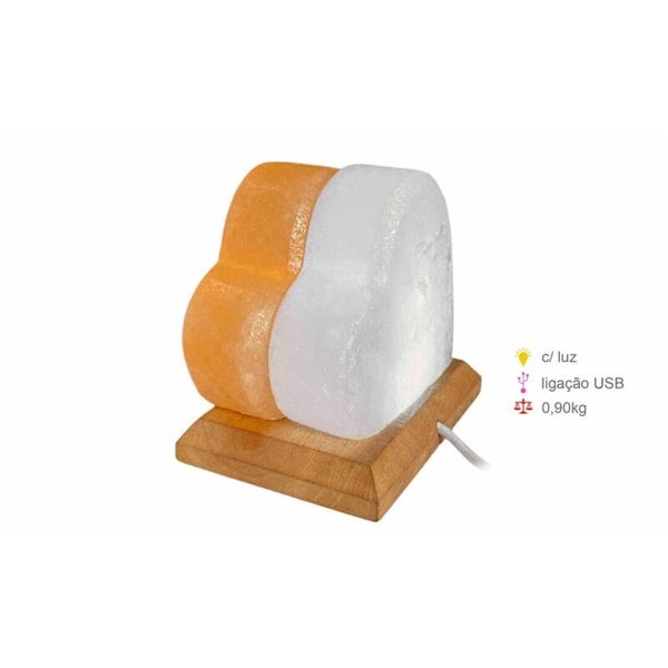 Candeeiro de Sal Coração 0,90Kg Verp 12