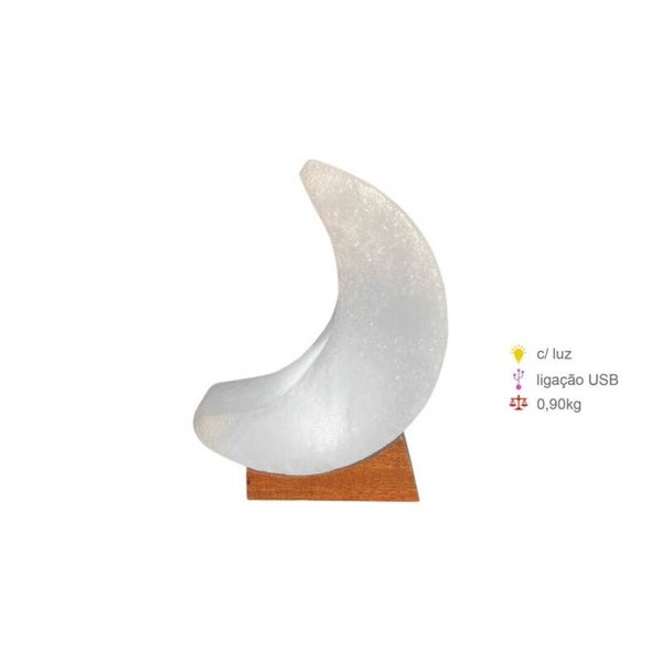 Candeeiro de Sal Lua 0,90Kg Verp 12