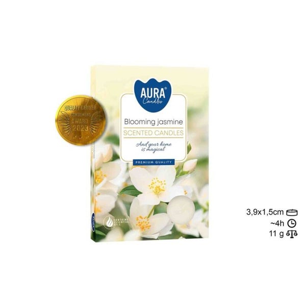Bougie kaars Tea Light 6 Frutos fruit geur. (24 unid)